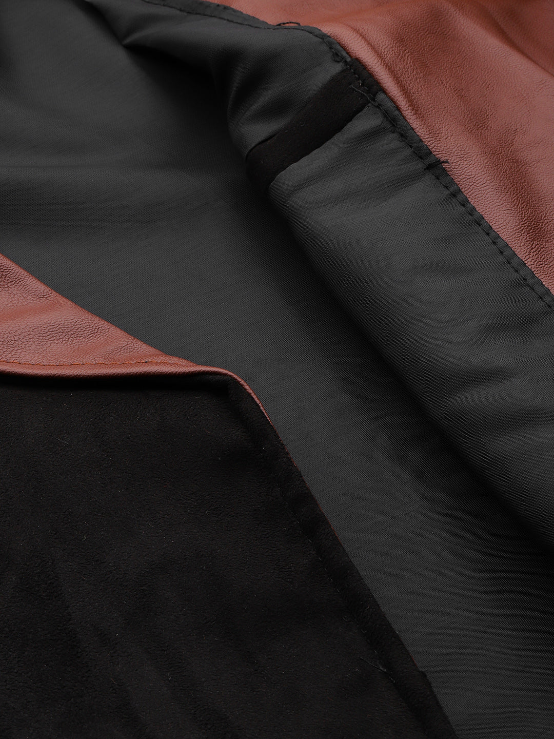Leather Retail Men's Suede Leather Printed Jacket We Break the Rules ( LRPRSUDM47BL )