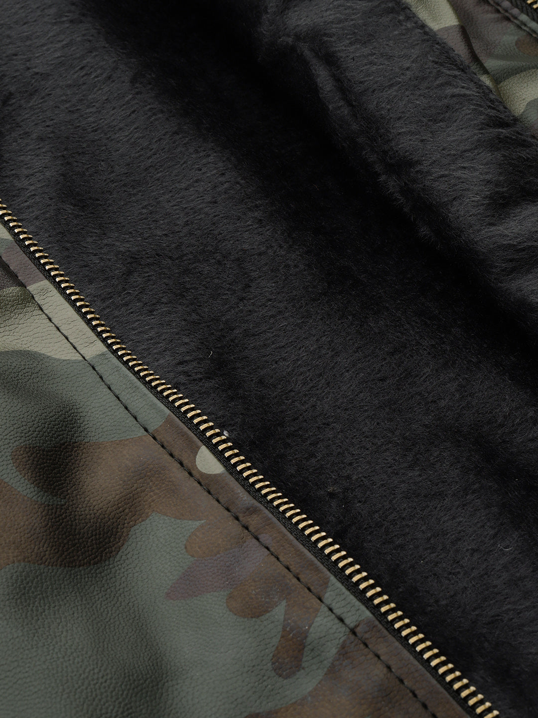 Leather Retail® Army Design Faux Leather Jacket for Men’s ( LRADMI )
