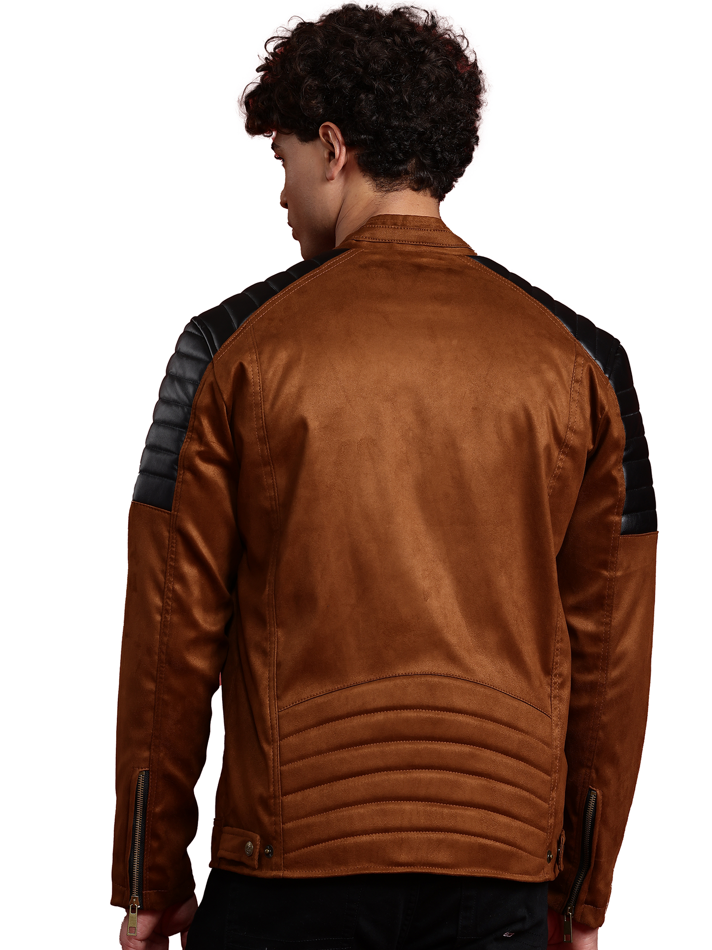 Leather Retail Men’s Casual Suede Leather Regular Jacket (LRSUDM45BR)