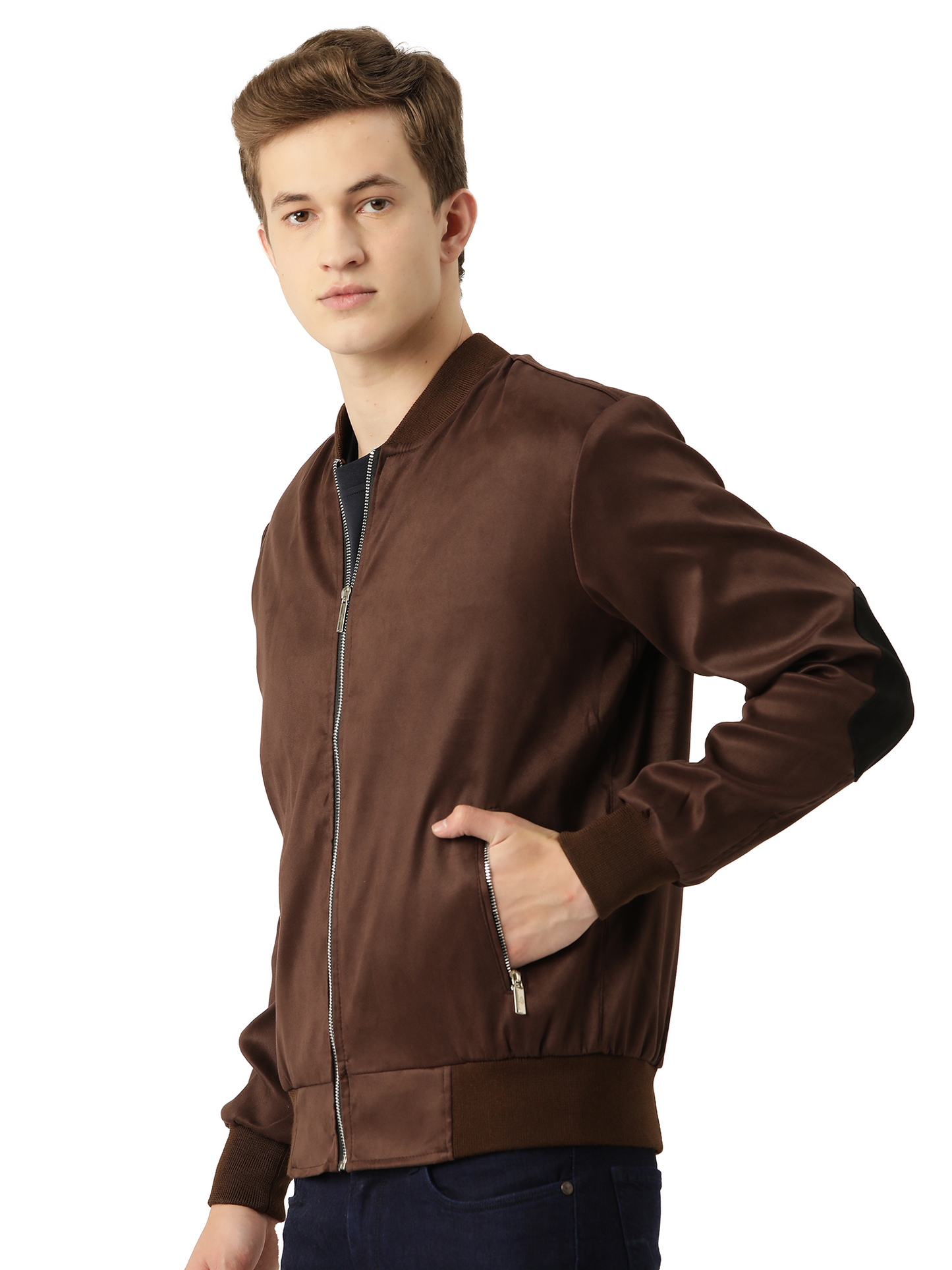 Leather Retail Suede Faux Leather Jacket For Men's ( LRSUDELCO )