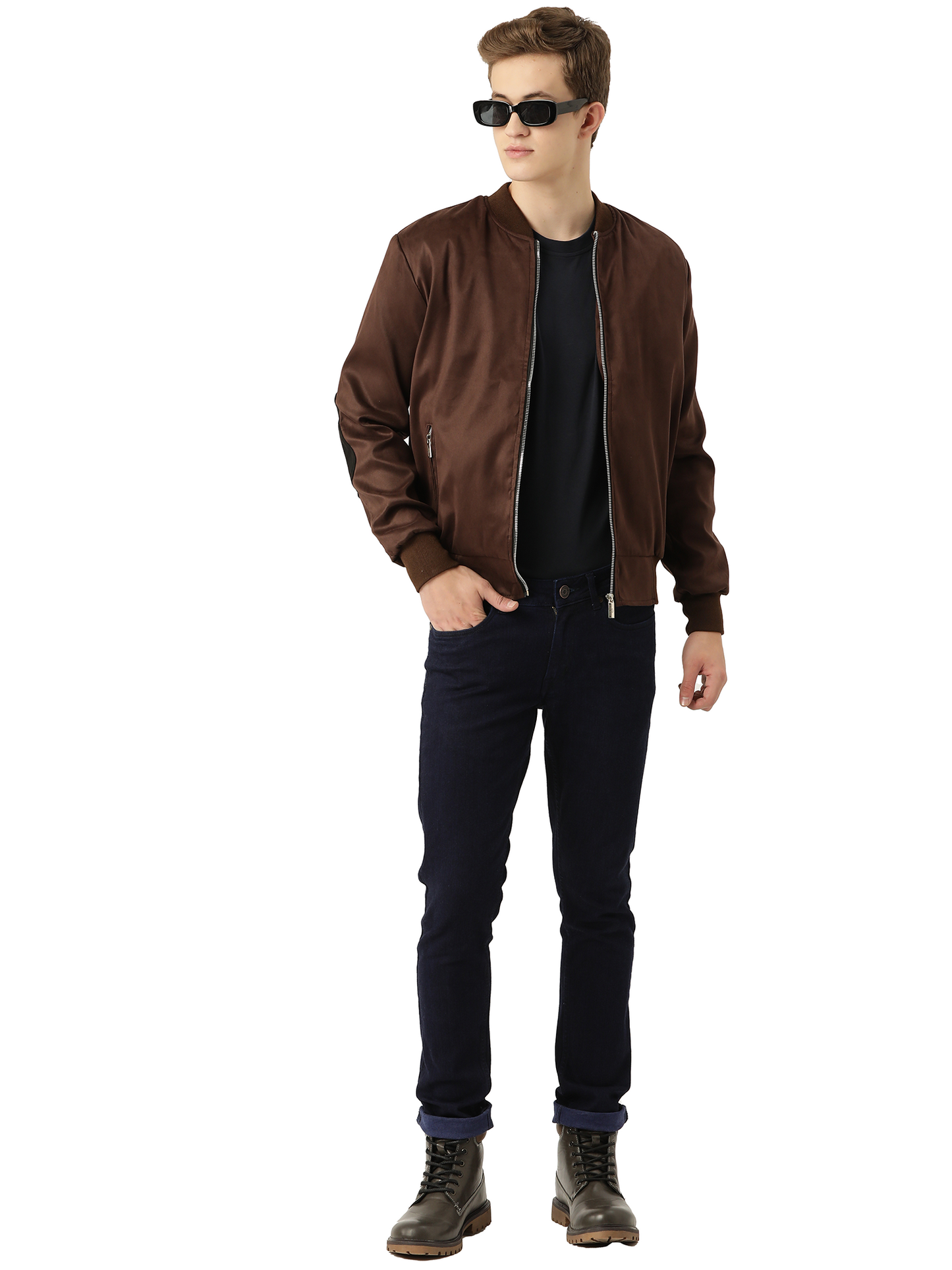 Leather Retail Suede Faux Leather Jacket For Men's ( LRSUDELCO )