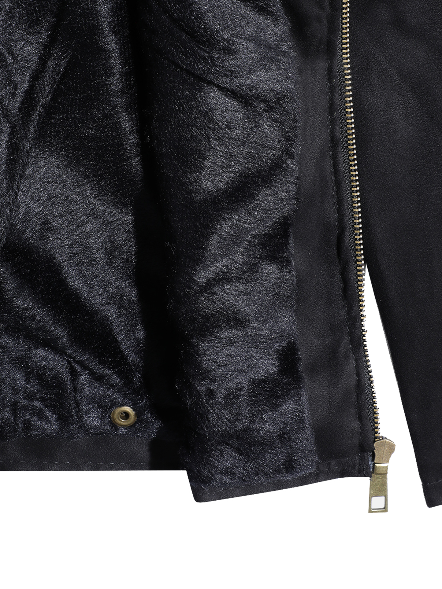 Leather Retail Boy's Suede Faux Leather Graphic Printed Jacket Rabbit ( LRPRKDSUDDEBL )