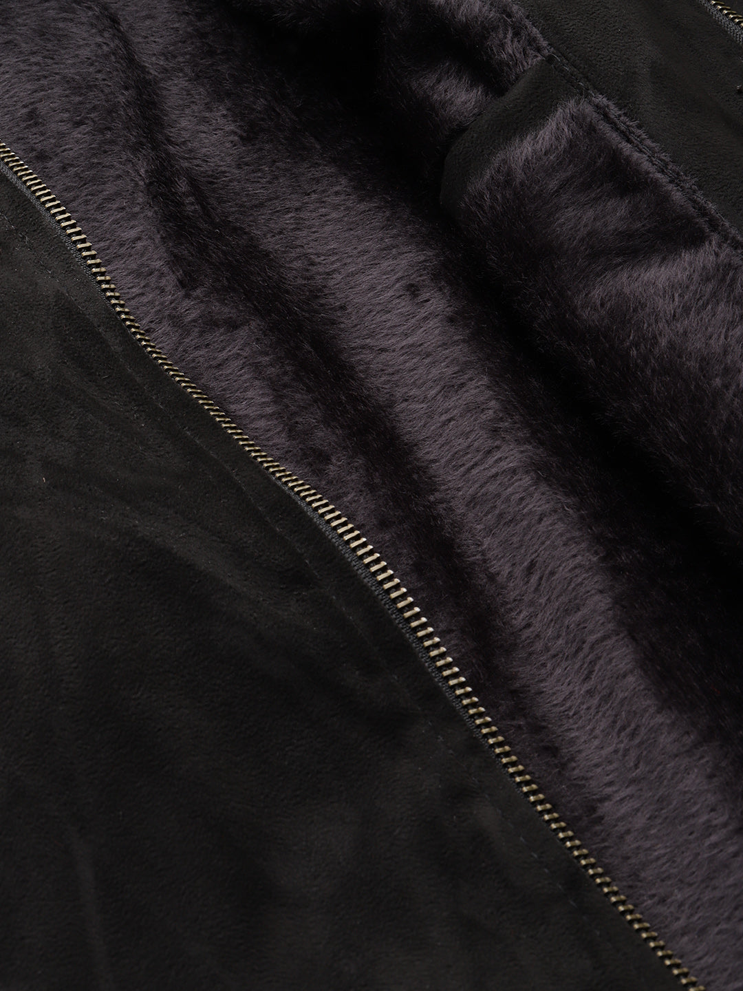 Leather Retail Men's Suede Leather Quotes Printed Jacket ( LRPRSUDDEBL )