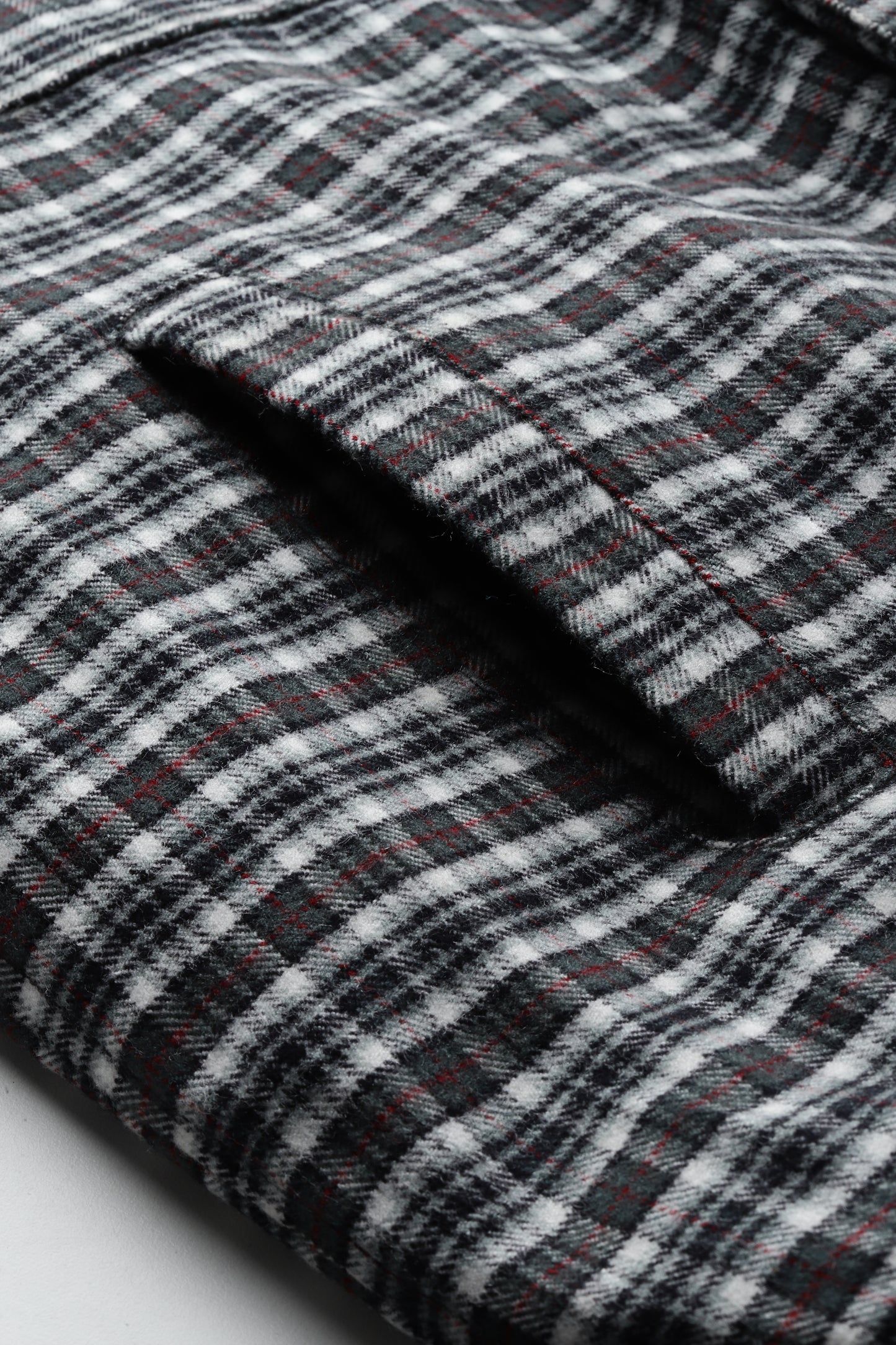 Leather Retail Stylish Black and White Checked Multicoloured Tweed Jacket ( LRCHECKTD2D )