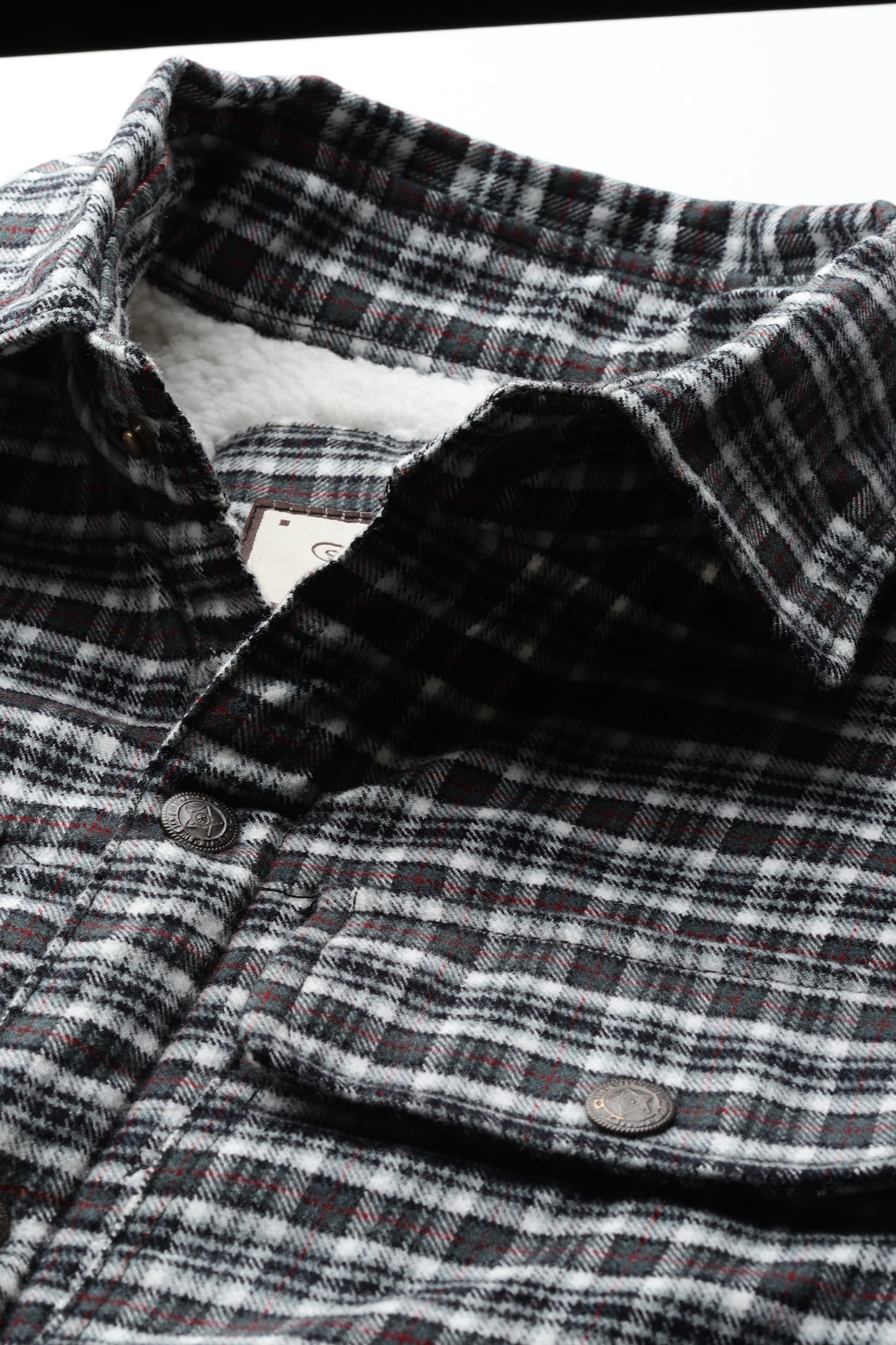 Leather Retail Stylish Black and White Checked Multicoloured Tweed Jacket ( LRCHECKTD2D )