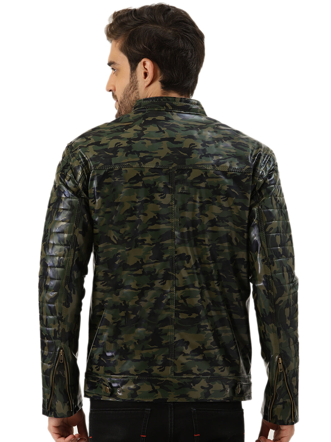 Leather Retail® Army Design Faux Leather Jacket for Men’s ( LRADMI )