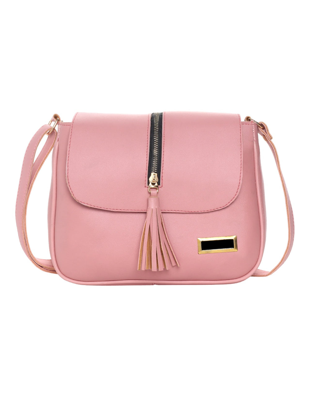 Leather Retail® PU Tassel Cross Sling bag