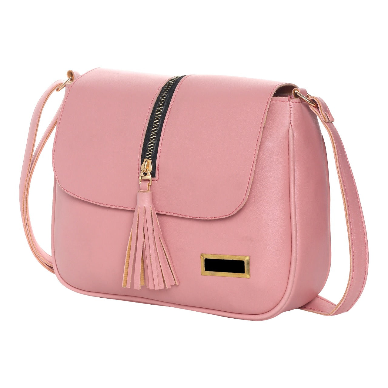 Leather Retail® PU Tassel Cross Sling bag
