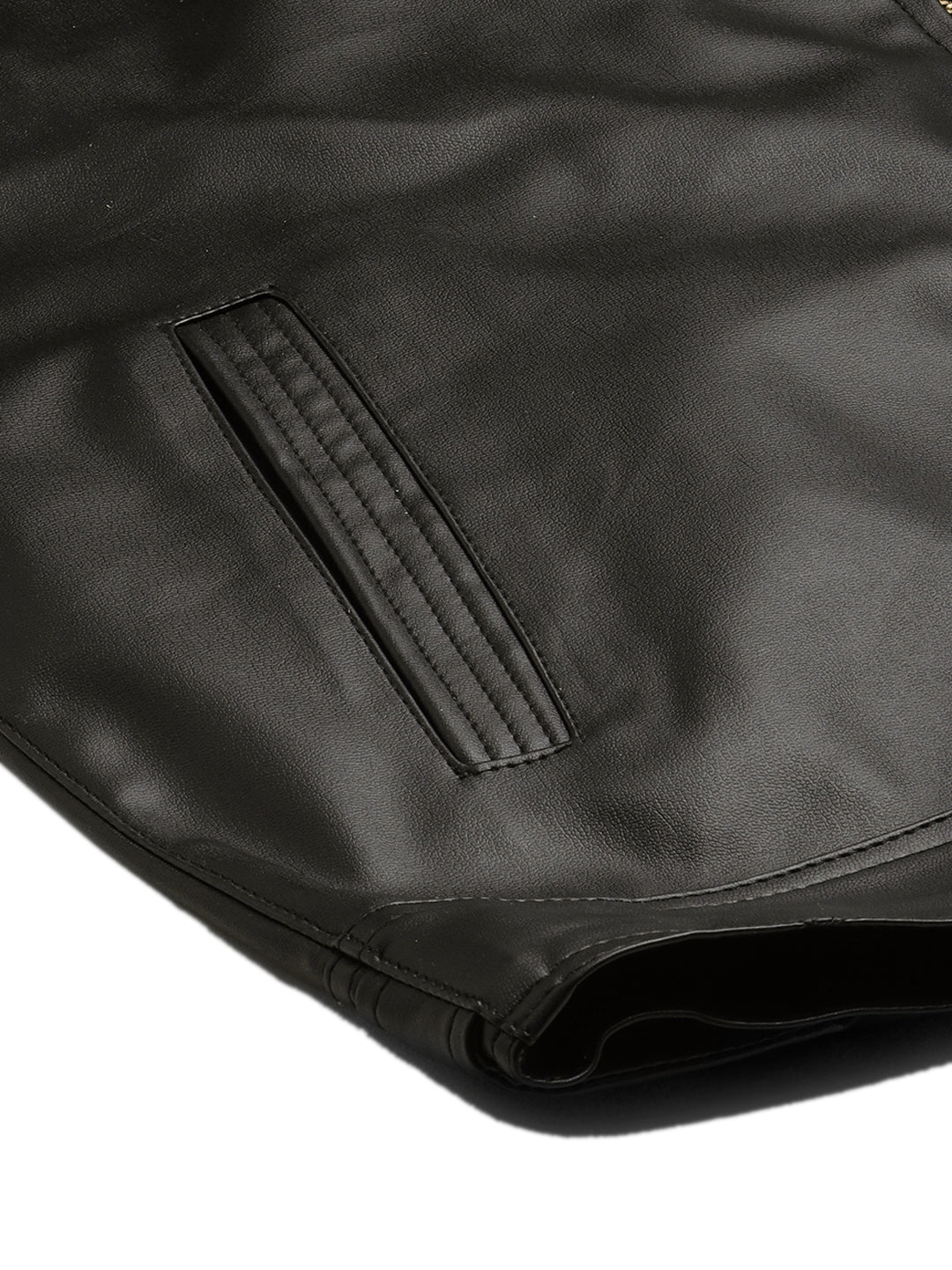 Leather Retail Men's Jacket(LRBWBL)