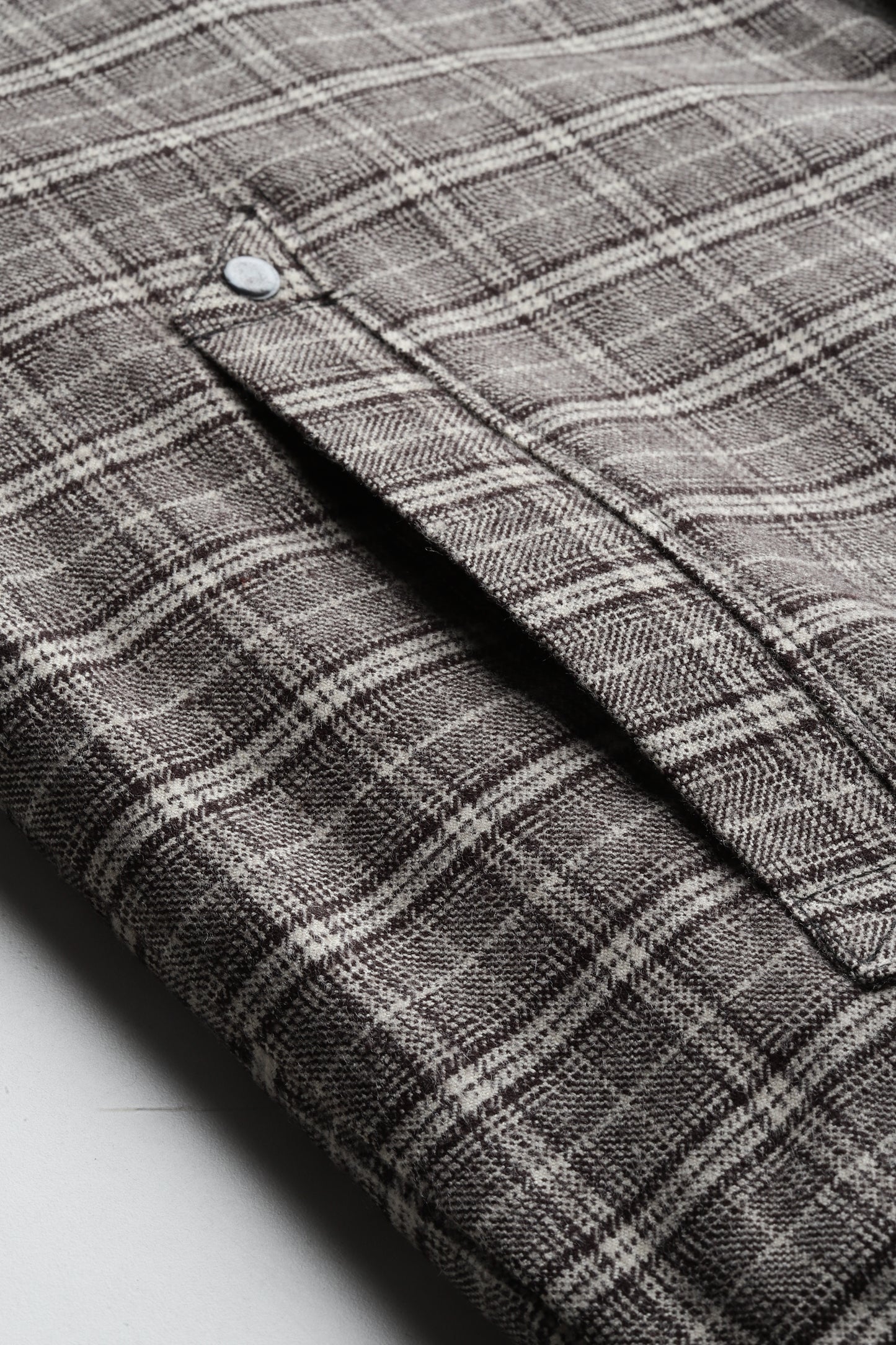 Leather Retail Coffee-White Checkered Multicolor Tweed Jacket ( LRCHECKTD1J )