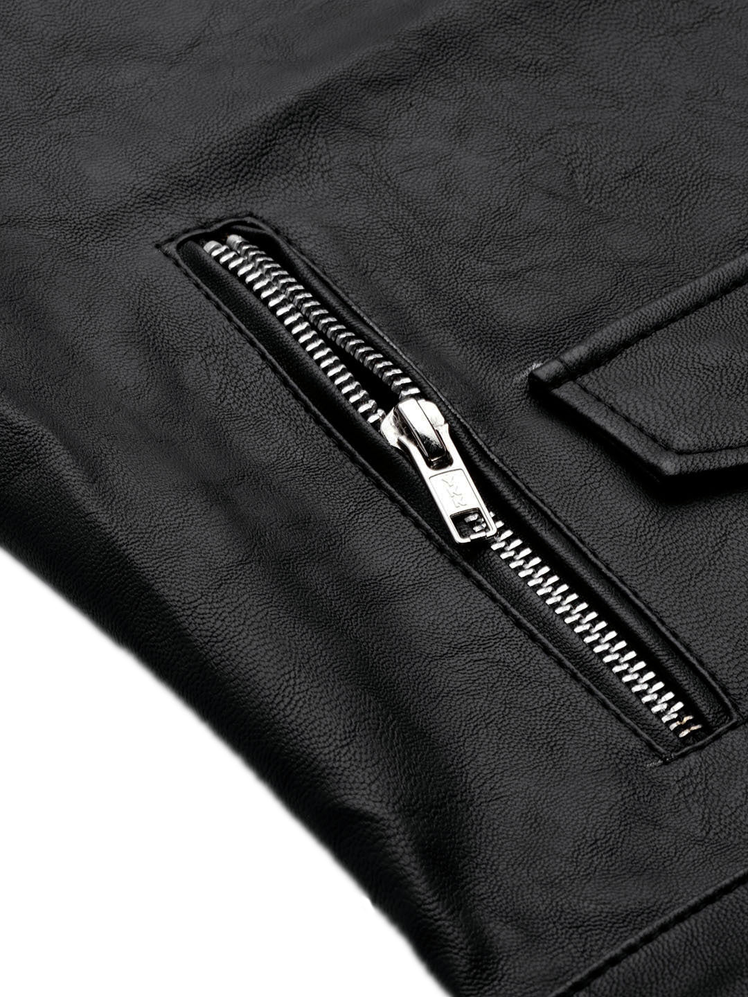 Leather Retail® Full Sleeve Solid Jacket for Women's Biker Style(LRF11BL)
