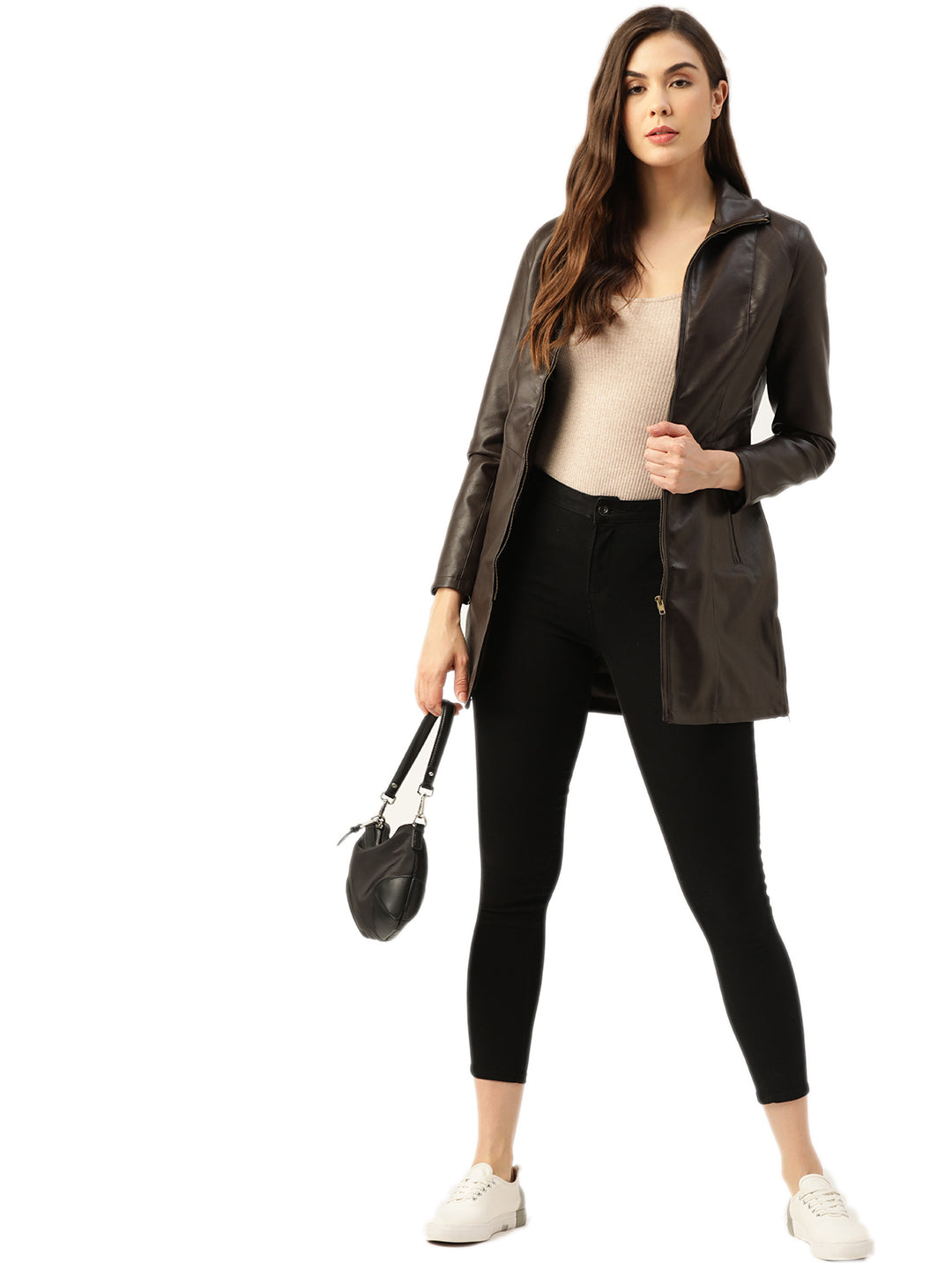 Leather Retail Women's Textured Regular Jacket( LRLOCO )