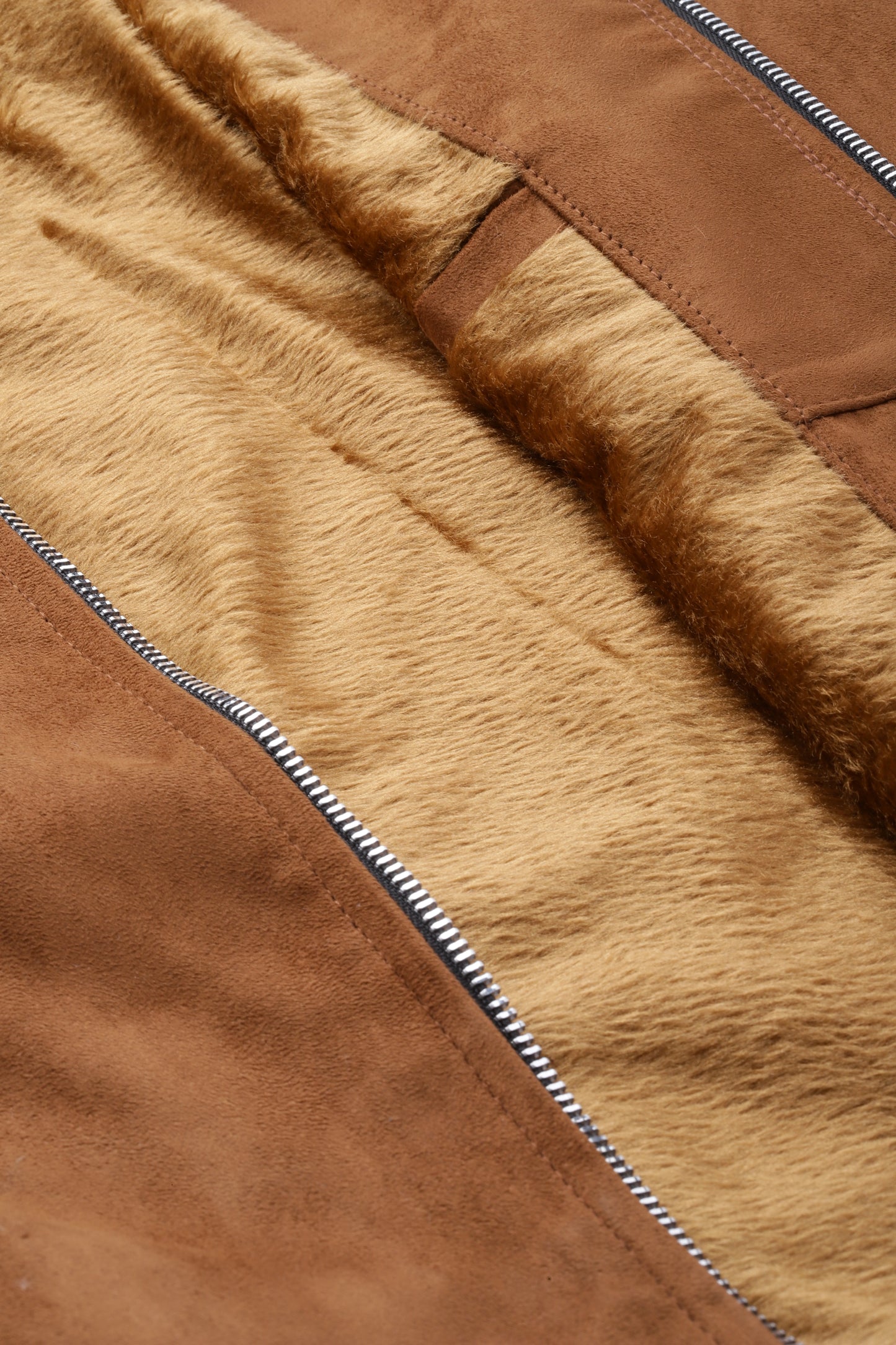 Leather Retail Suede Faux Leather Jacket For Men's ( LRSUDELBR )