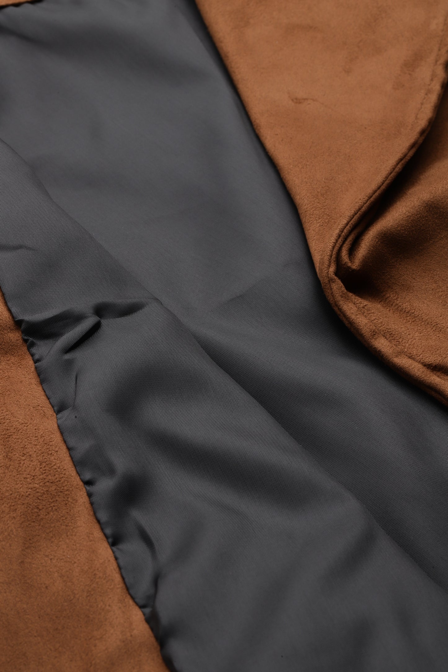 Leather Retail Women's Suede Faux Leather Jacket ( LRSUDFRBR)