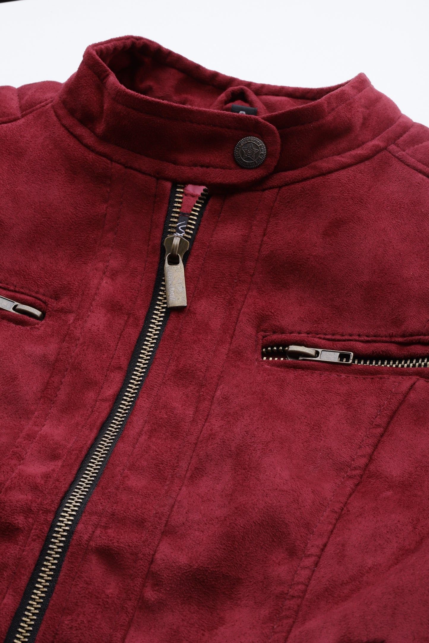 Leather Retail Women's Suede Faux Leather Jacket ( LRSUDWCH )