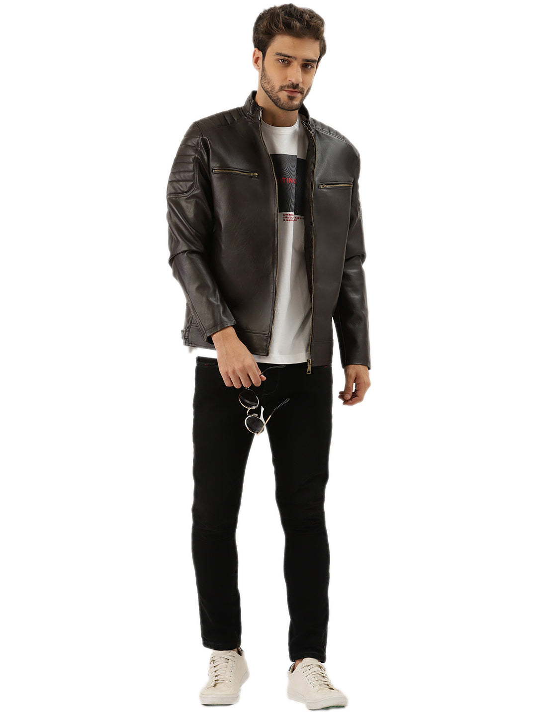 Leather Retail Teakwood Faux Leather Jacket( LRTWCO )