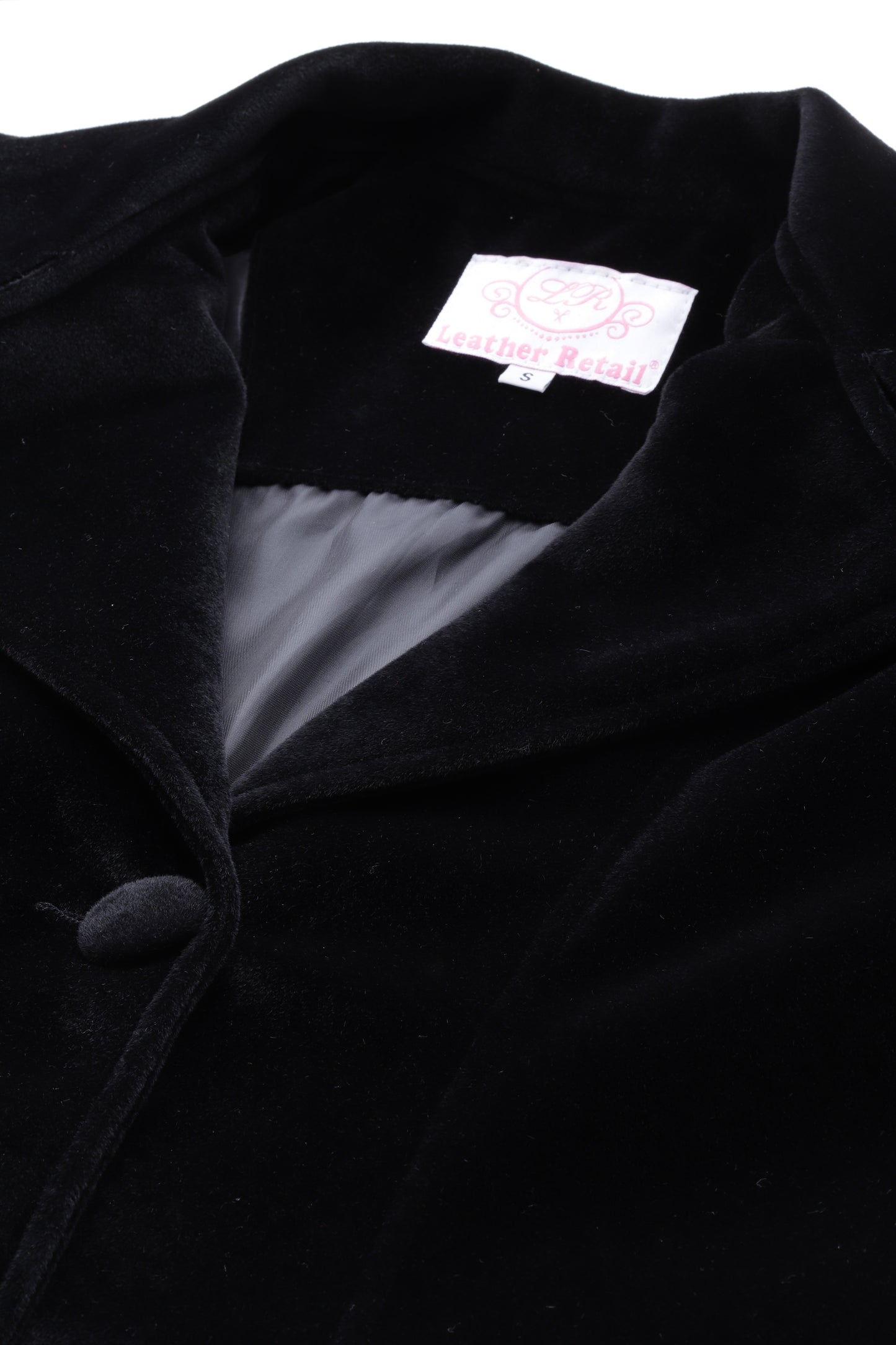 Leather Retail Long Winter Wear Velvet Jacket For Women's(LRVEL3BBL)