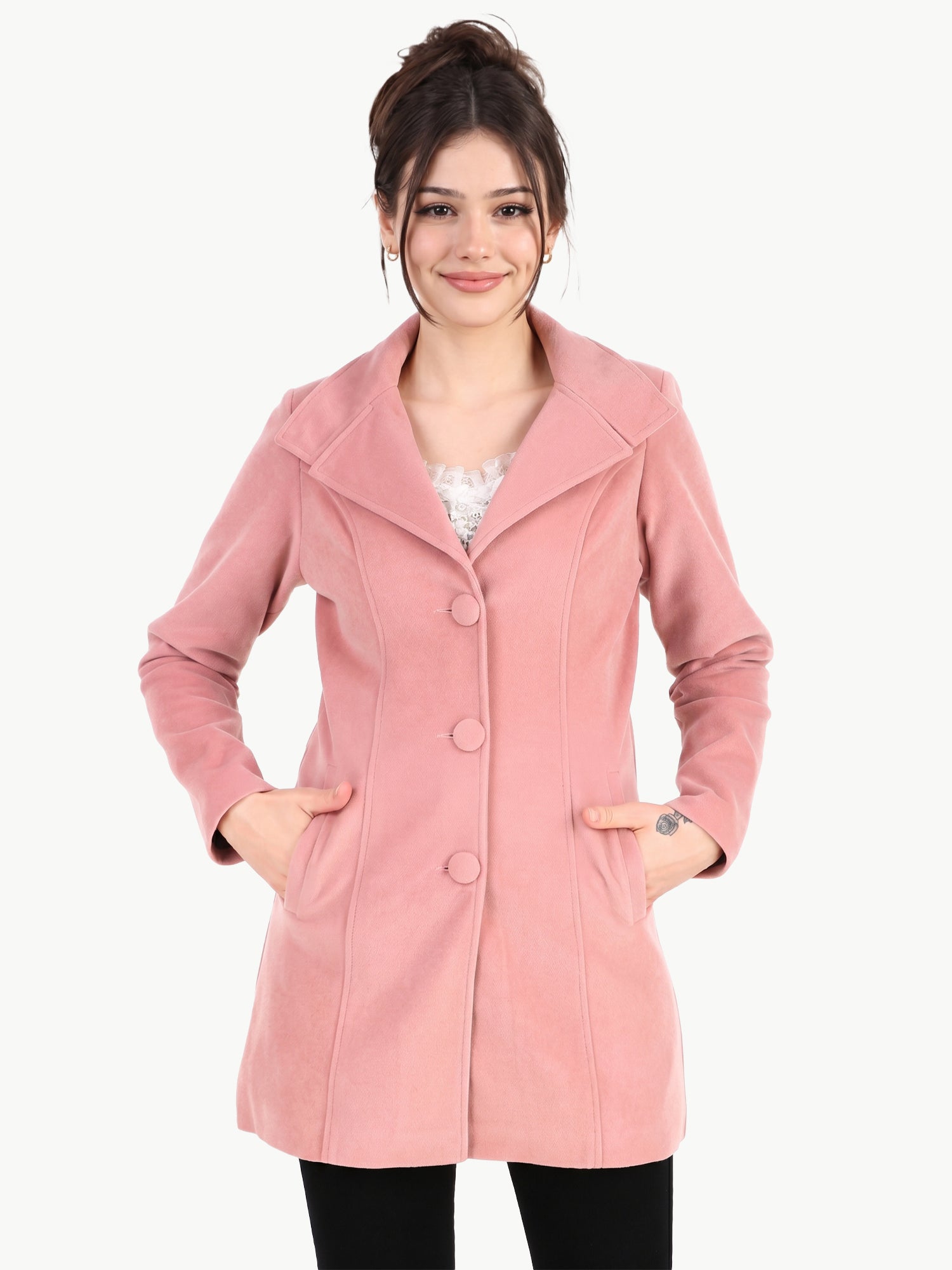 ladies winter dress coats Coat And Jackets Women's Long Velvet Jacket Leather Retail XL Color:Same As Picture Our fashion clothing clearance collection:shop all Johnny Was Purple Embroidered