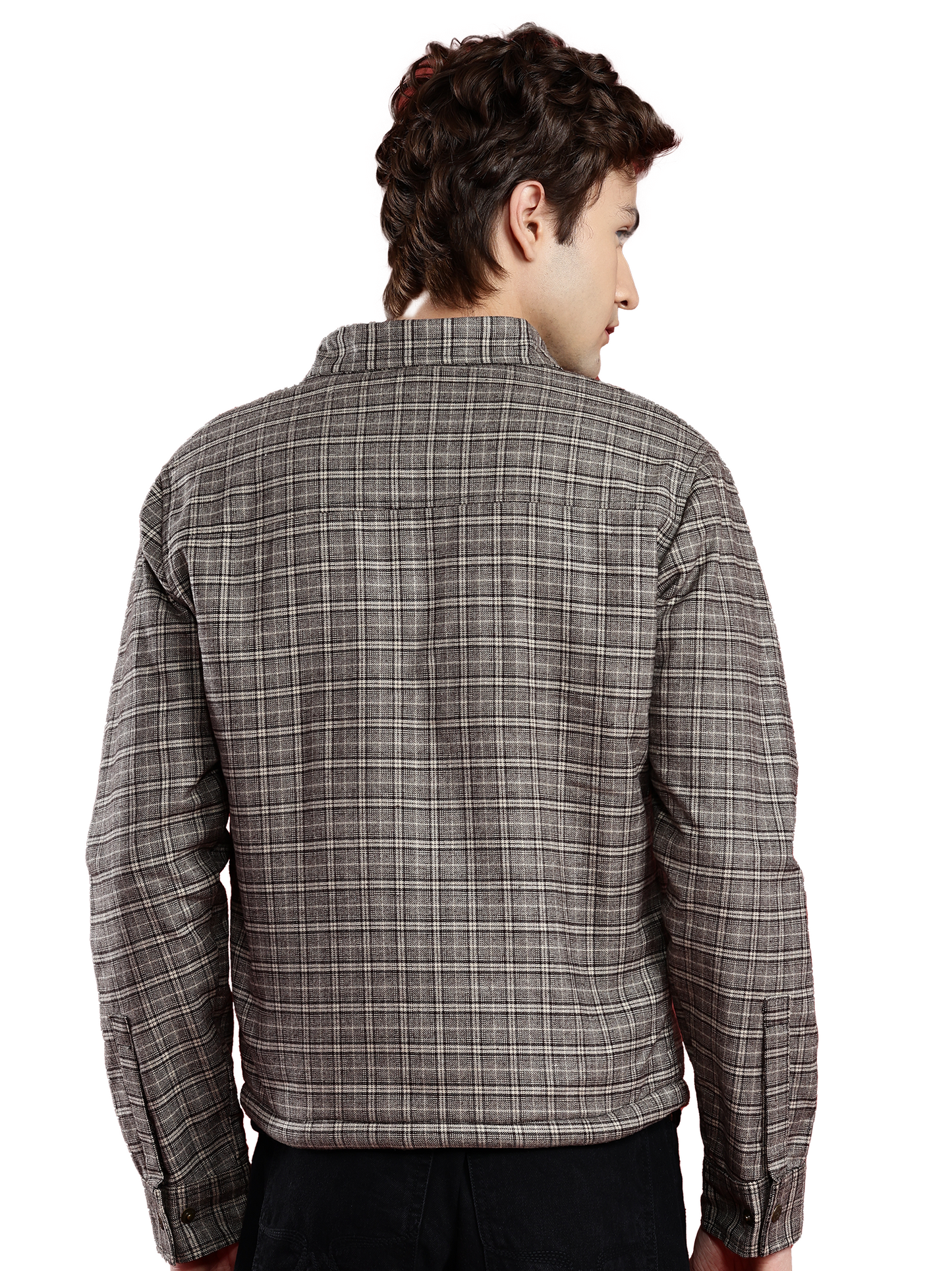 Leather Retail Modern Plaid Multicoloured Tweed Jacket ( LRCHECKTD2J )