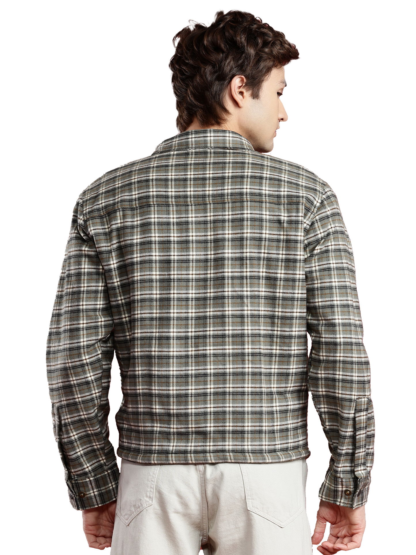 Leather Retail Classic Green Multicoloured Tweed Jacket ( LRCHECKTD2E )