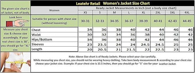 Leather Retail® Full Sleeve Solid Jacket for Women's Biker Style(LRF11BL)
