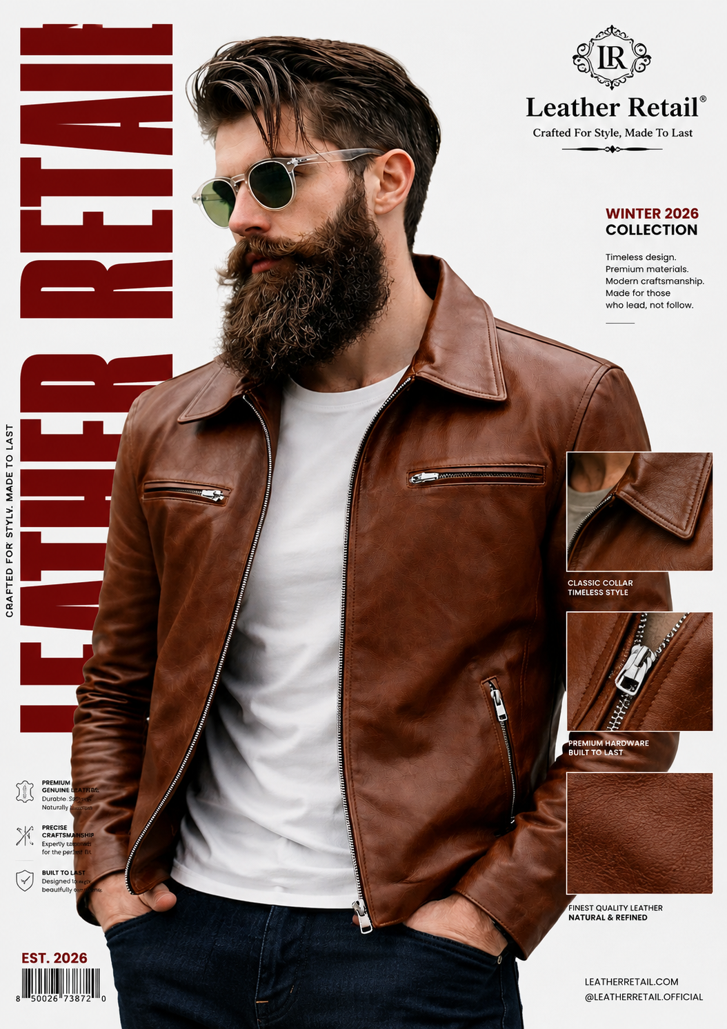 Brown Biker Leather Jacket for Men – The Ultimate Style Guide | Leather Retail