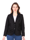 Leather Retail Women's Suede Faux Leather Jacket ( LRSUDCOBL )