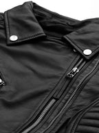 Leather Retail Female's Pure Genuine Leather Jacket ( LRPLF16BL )
