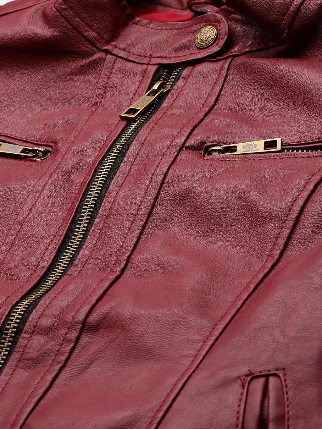 Leather Retail® Full Sleeve Solid Jacket for Women's ( LRWCH )