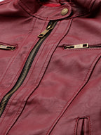 Leather Retail® Full Sleeve Solid Jacket for Women's ( LRWCH )