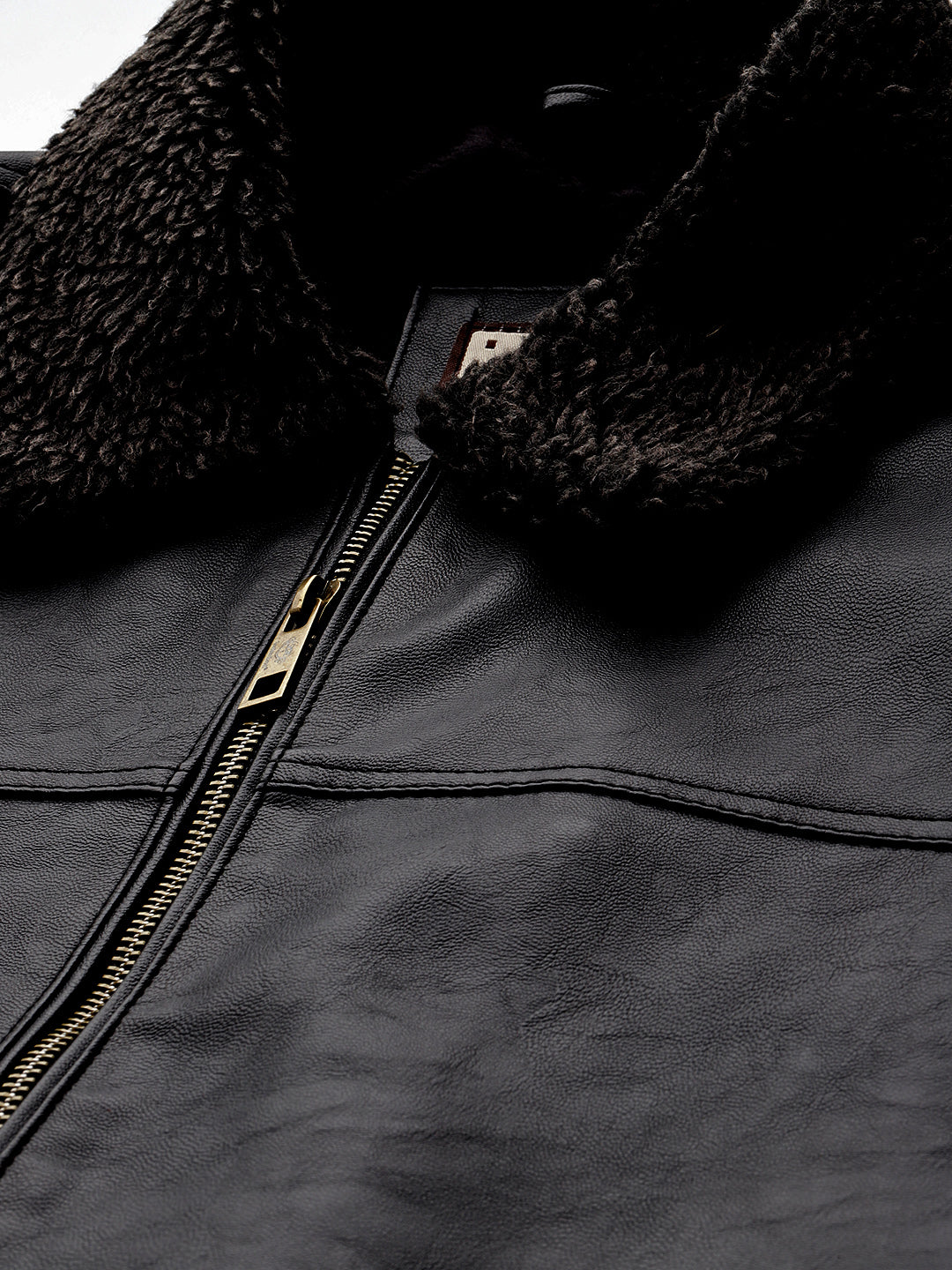 Leather Retail Men Spread Collar PU Biker Jacket ( LRM49BL )