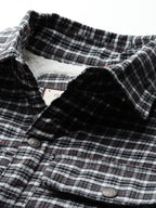 Leather Retail Stylish Black and White Checked Multicoloured Tweed Jacket ( LRAICHECKTD2D
