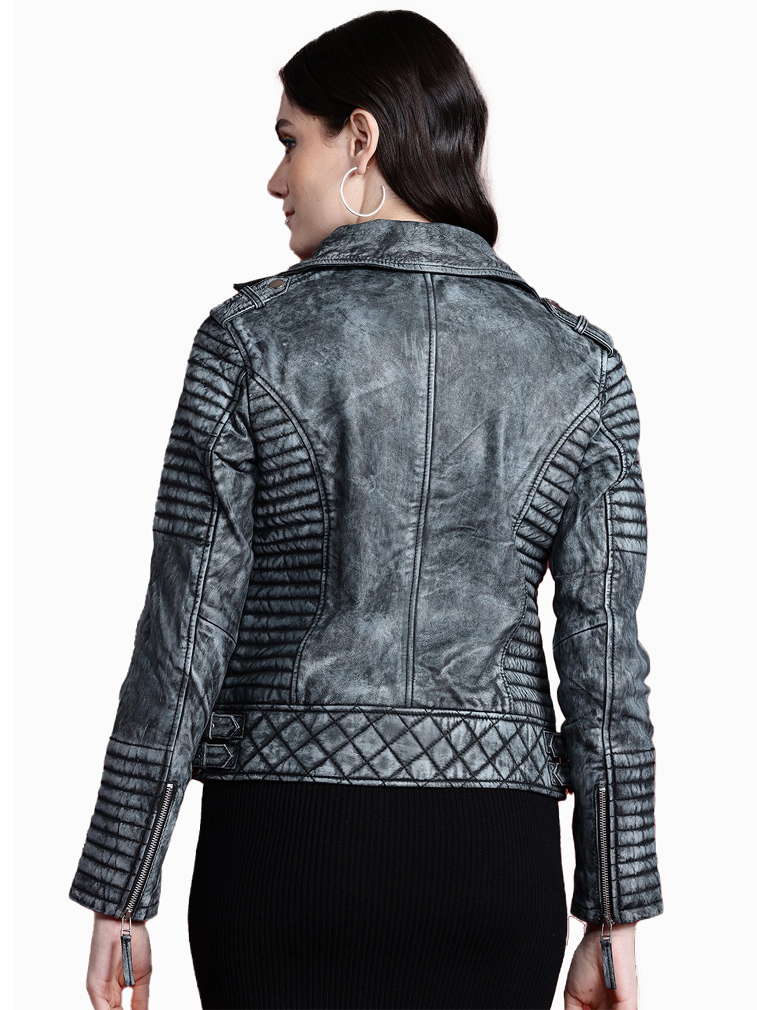 Leather Retail Female's Pure Genuine Leather Jacket ( LRPLF16SL )