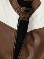 Leather Retail Kid's Full Sleeves Winter Jacket _Brown  ( LRKDWPBR01 )