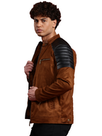 Leather Retail Men’s Casual Suede Leather Regular Jacket ( LRSUDM45BR )
