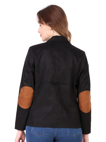 Leather Retail Women's Suede Faux Leather Jacket ( LRSUDCOBL )