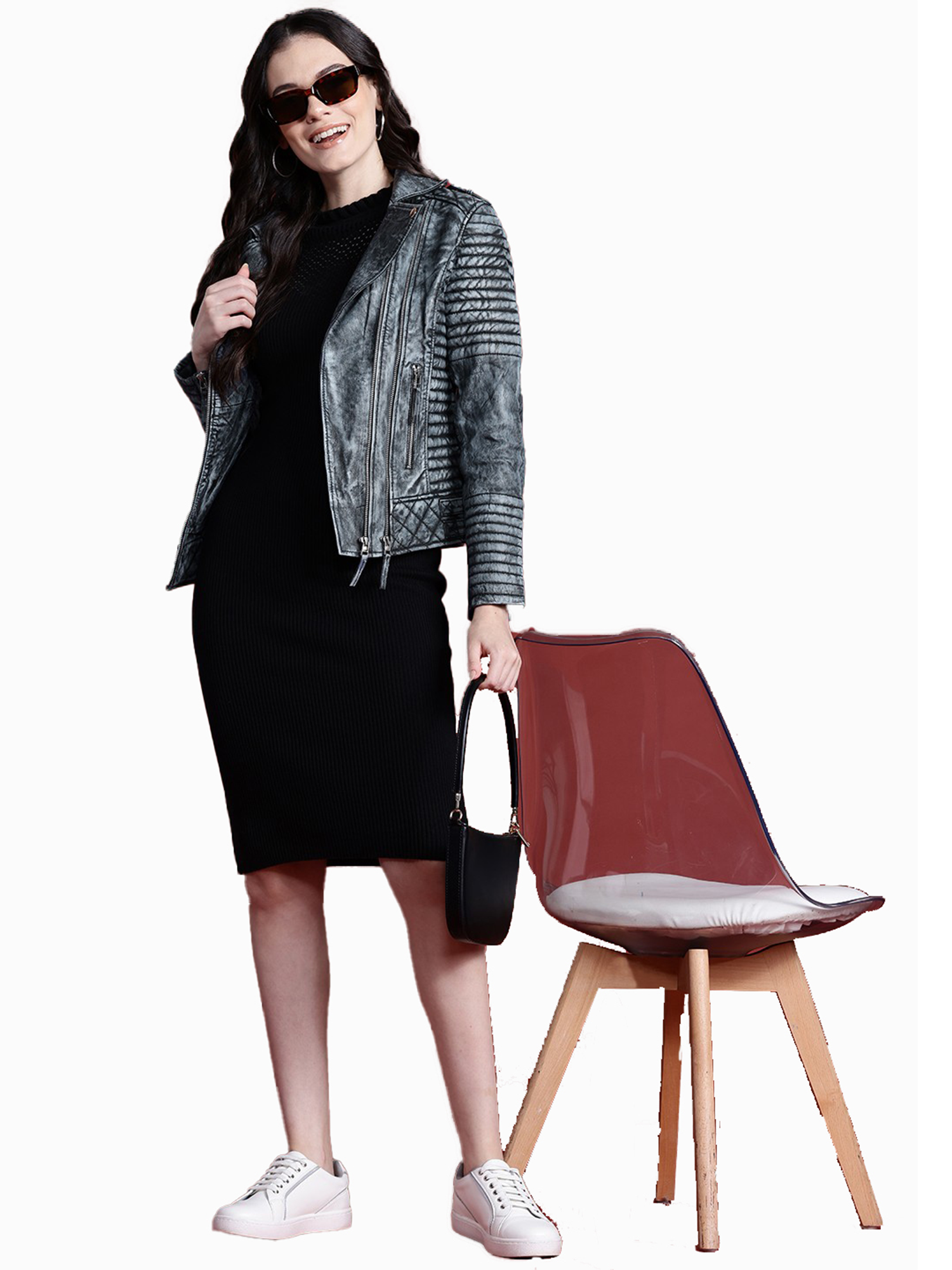 Leather Retail Female's Pure Genuine Leather Jacket ( LRPLF16SL )
