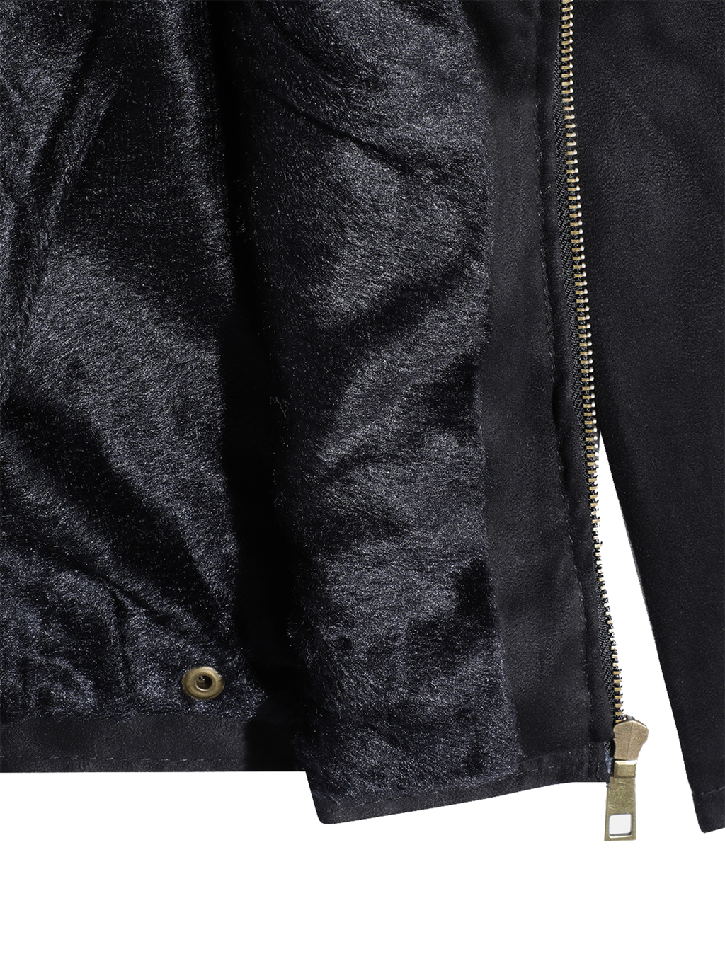 Leather Retail Boy's Suede Faux Leather Graphic Printed Jacket Rabbit ( LRPRKDSUDDEBL )