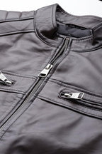 Leather Retail Genuine Leather Biker Jacket for Men's  ( LRPLM41CO )