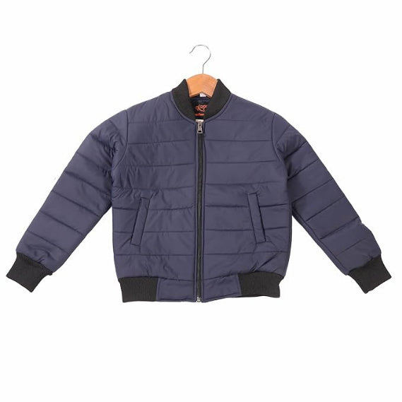 Leather Retail® Polyester Jacket for Kids Colour( LRKDPOELBU )