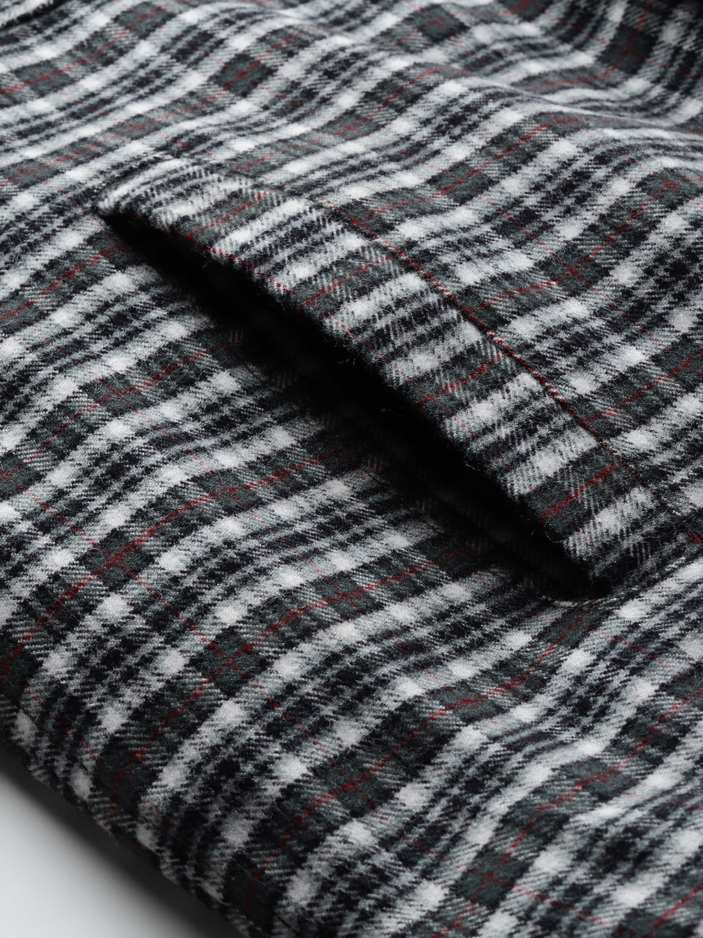 Leather Retail Stylish Black and White Checked Multicoloured Tweed Jacket ( LRAICHECKTD2D