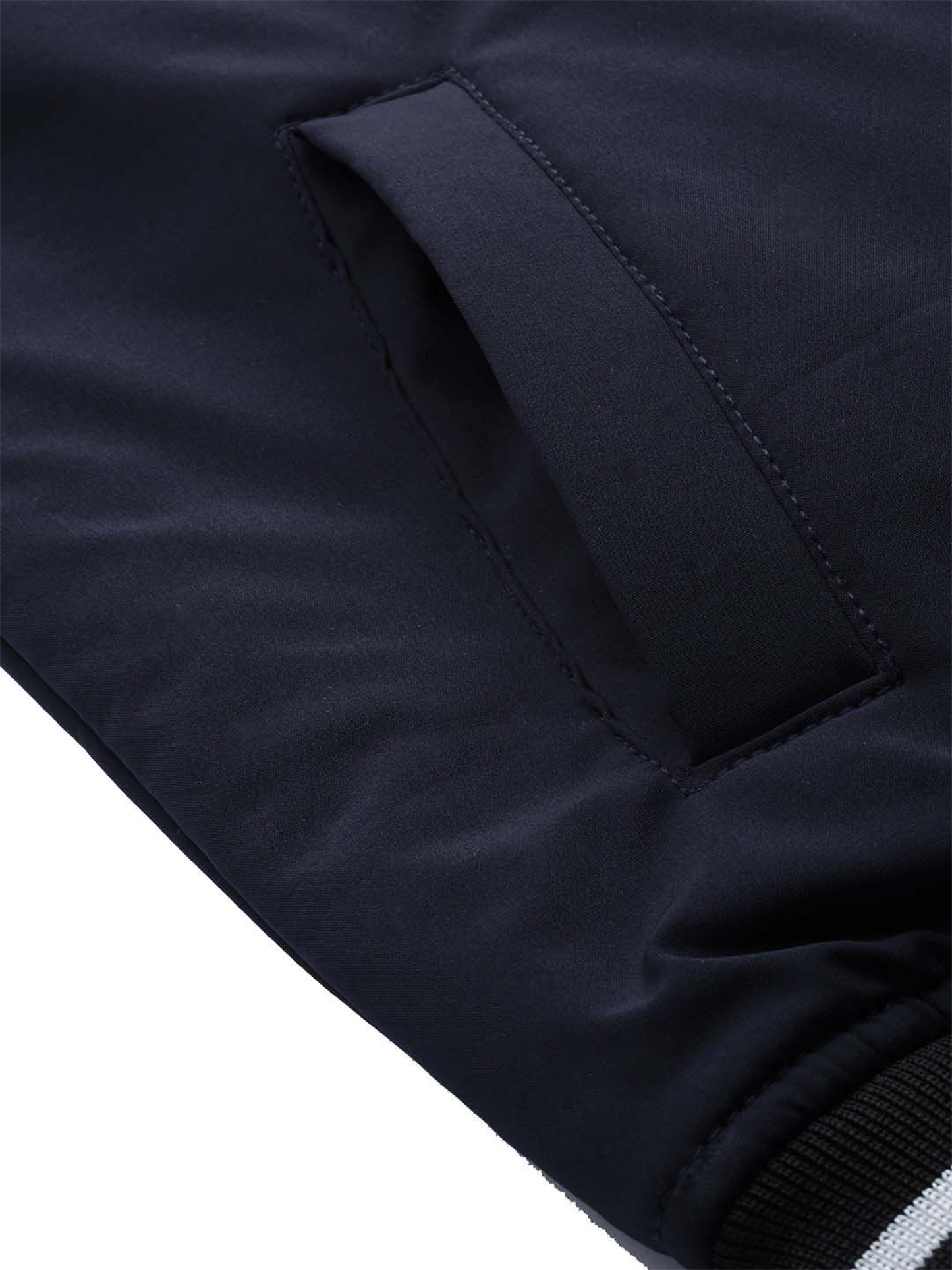 Leather Retail® Men's Blue Polyester Jacket for Men's ( LRM35BU )