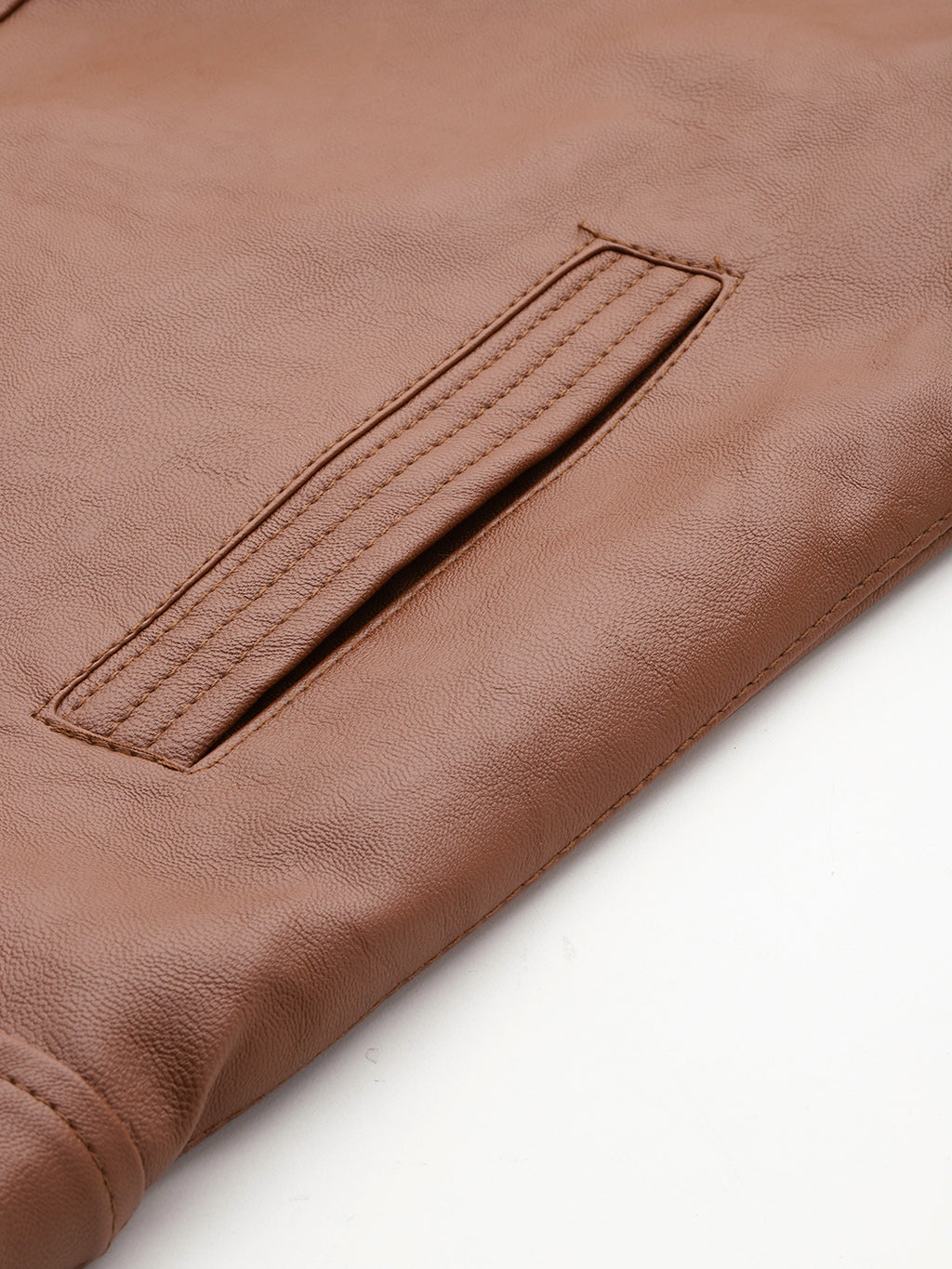 Leather Retail Biker Brown Jacket for Men's ( LRM38BR )