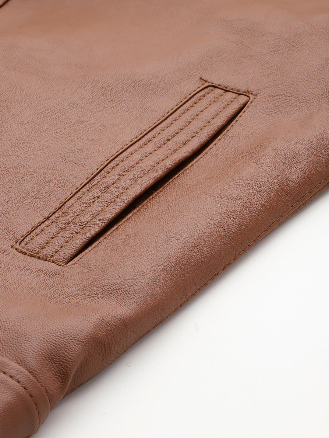 Leather Retail Biker Brown Jacket for Men's ( LRM38BR )