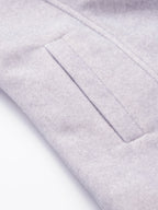 Leather Retail Women Full Sleeve Velvet Four Button Grey Jacket ( LRVEL4BGE )
