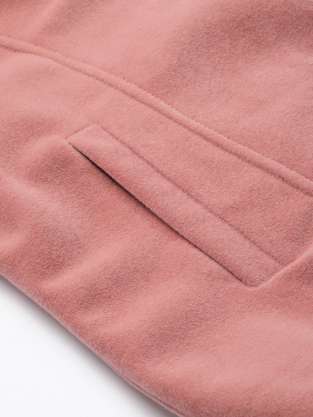 Leather Retail Women Full Sleeve Velvet Two Button Pink Jacket ( LRVEL2BPN )