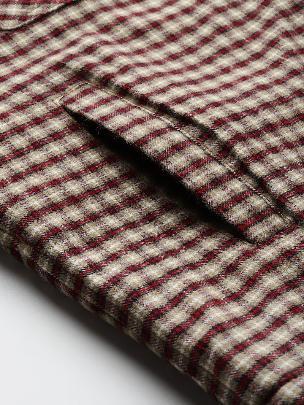 Leather Retail Elegant Brown Check Multicoloured Tweed Jacket ( LRCHECKTD2B )