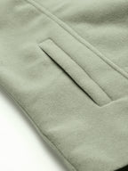 Leather Retail Women Full Sleeve Velvet Two Button Green Jacket ( LRVEL2BGR )