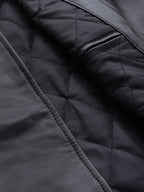 Leather Retail Genuine Leather Biker Jacket for Men's ( LRPLM40BL )