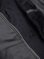 Leather Retail Men’s Graphic Print Faux Leather Biker Jacket ( LRPRELBL )
